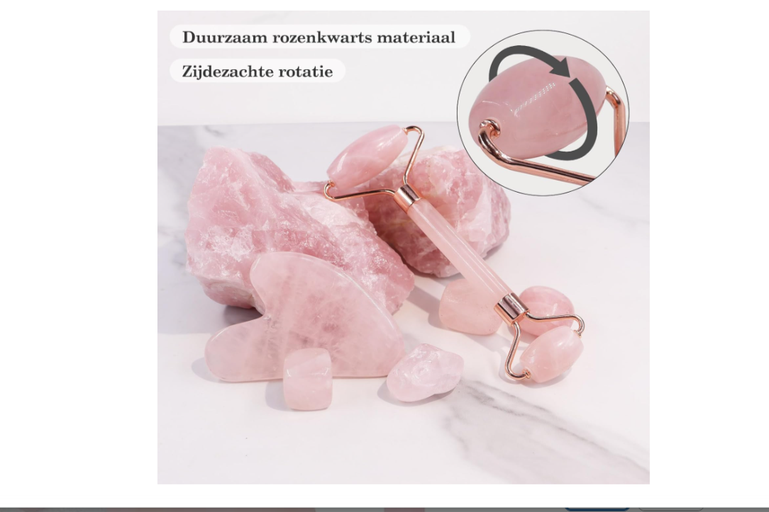 Rose Quartz Facial Set